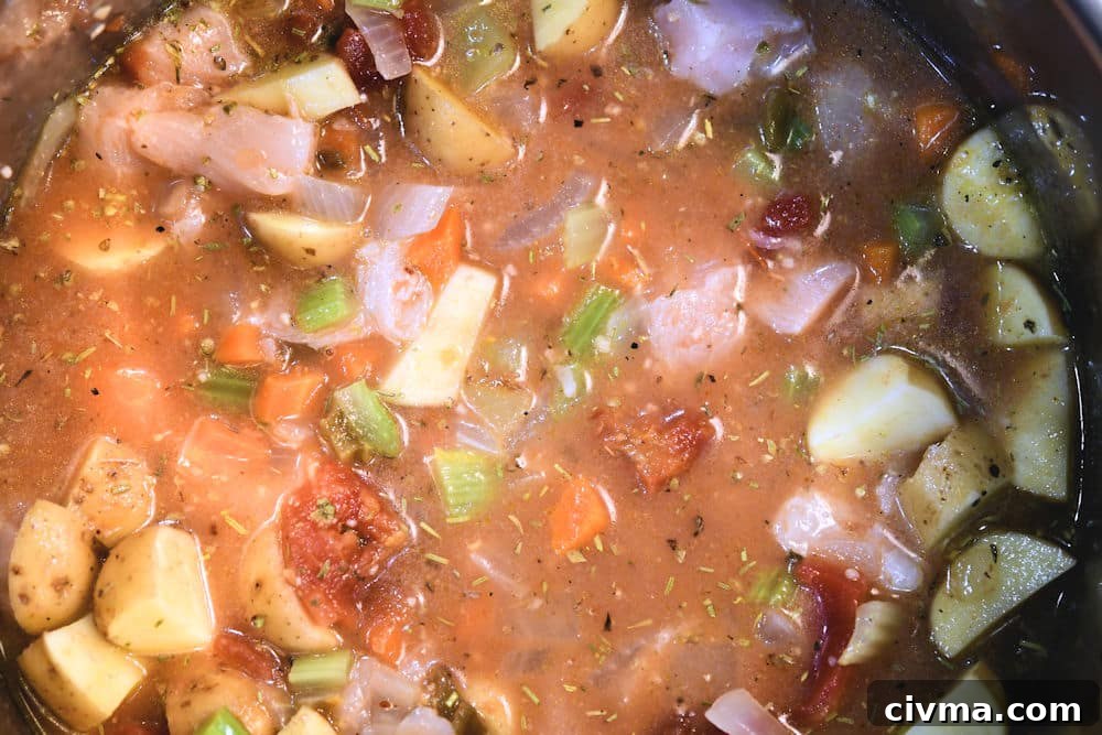 24Bite: Ready to put the lid on the Instant Pot to make creamy Tuscan soup.