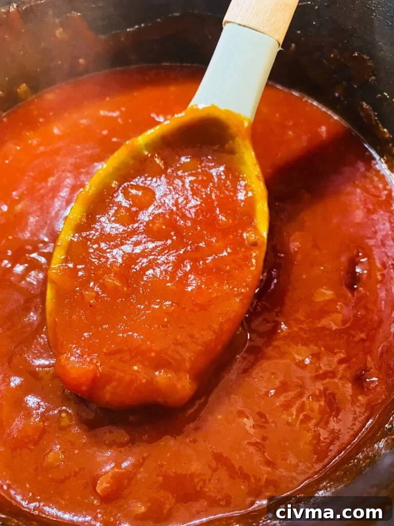Grandma's Homemade BBQ Sauce in a bowl