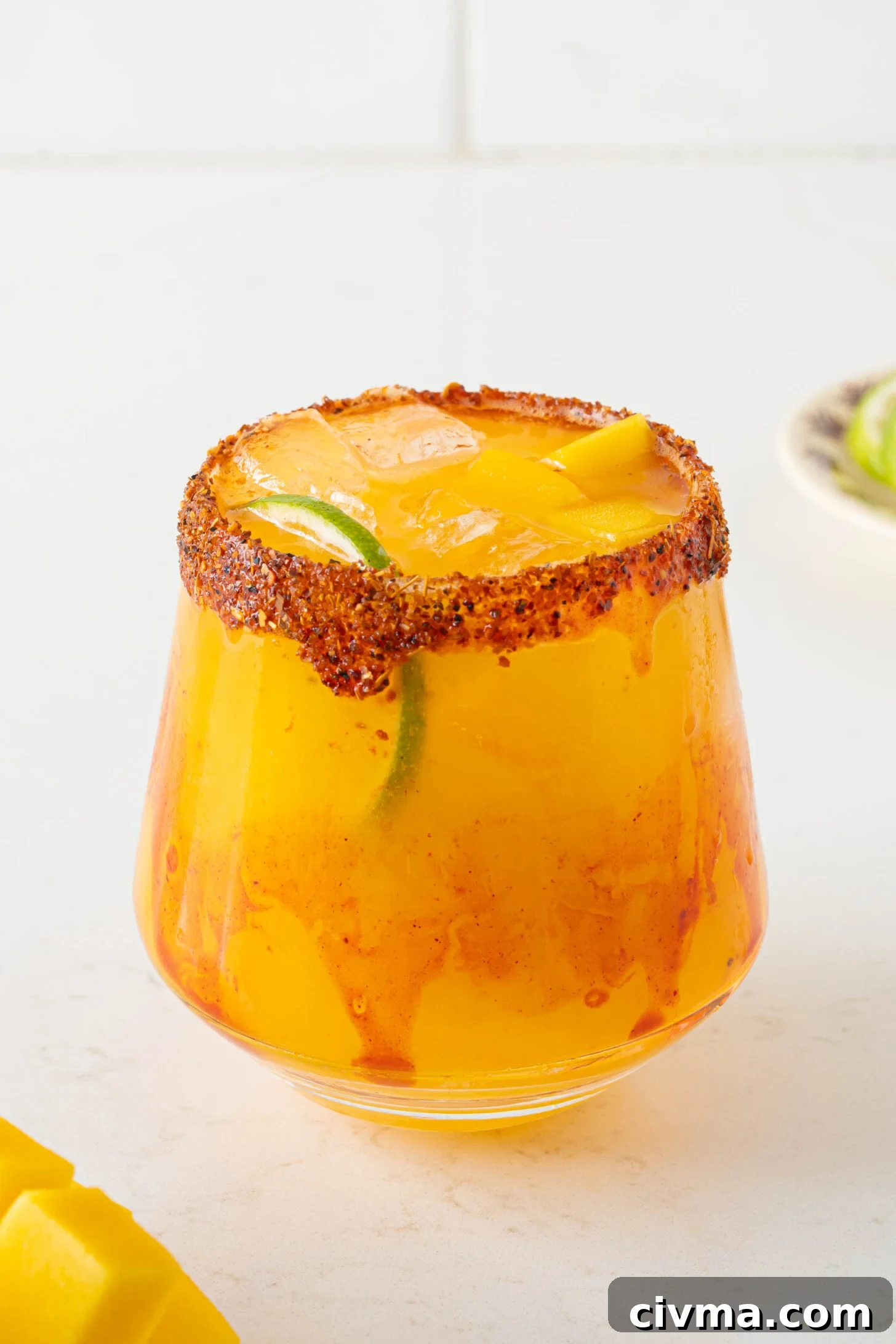 A fresh mango margarita.