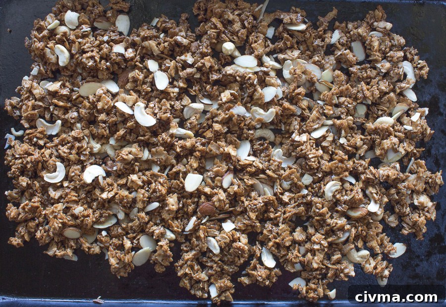 Add nuts and bake