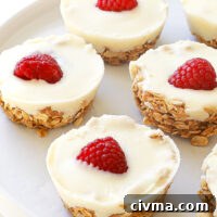 White chocolate oat cups recipe image.