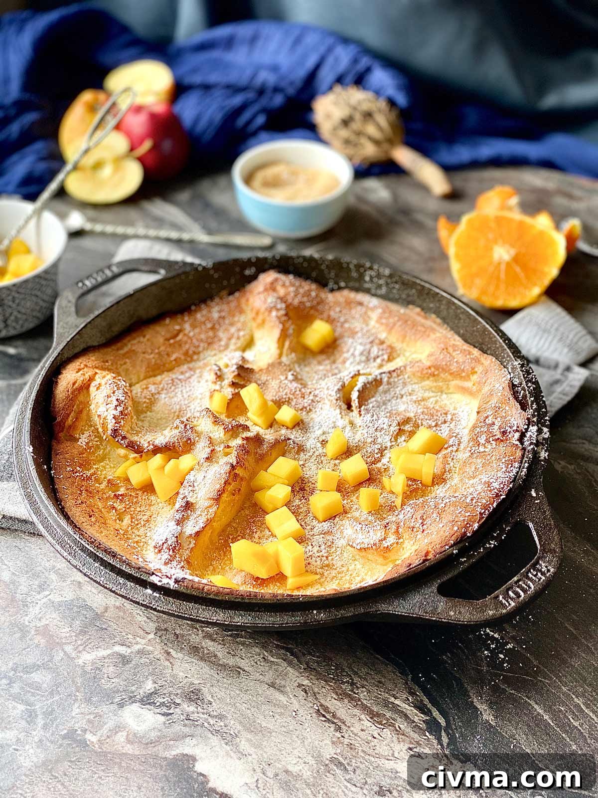 Dutch Baby Pancake Recipe for a Puffy Oven Pancake 2 Dutch baby pancakes