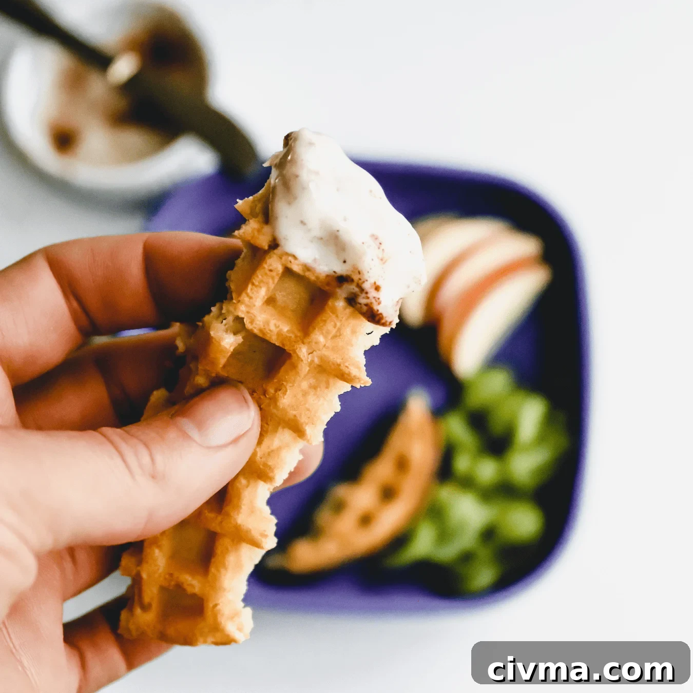 best frozen waffles for kids waffle strips with yogurt and fruit