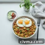 No Carb Fried Rice made with cauliflower rice