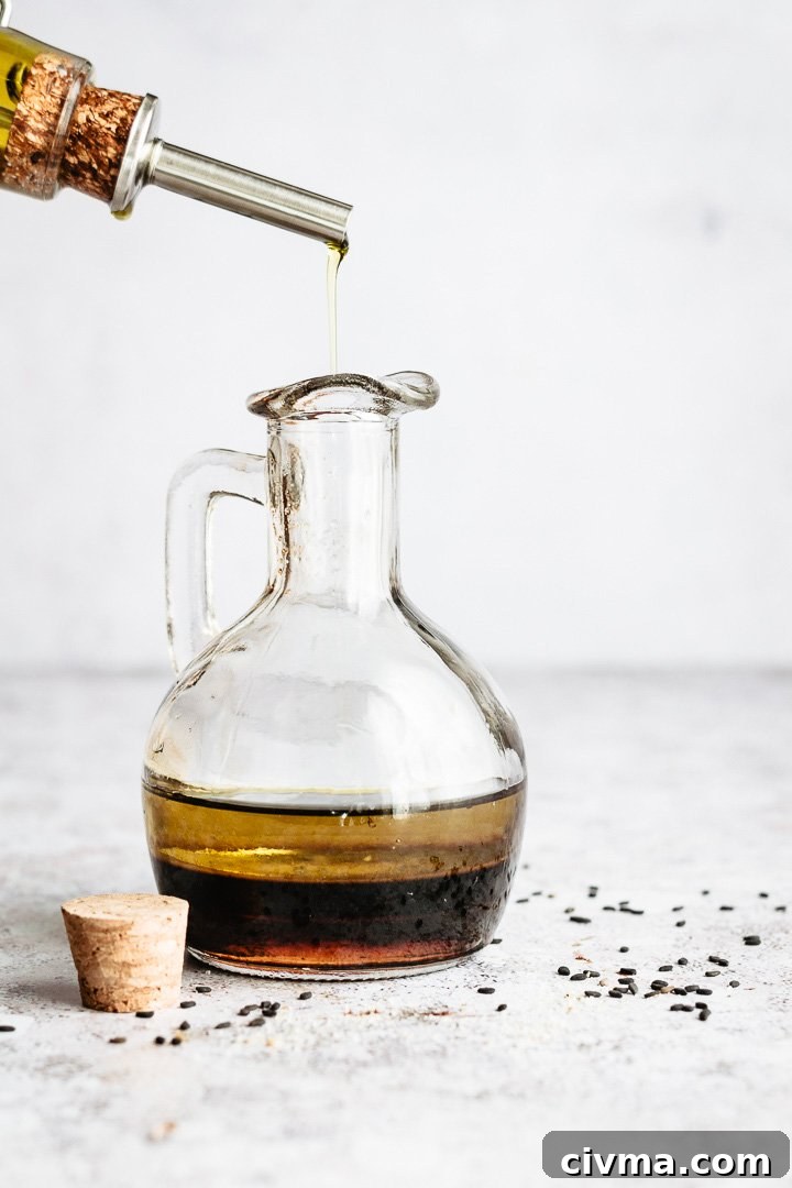 Maple balsamic vinaigrette for spinach salad