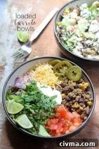 Loaded Burrito Bowls