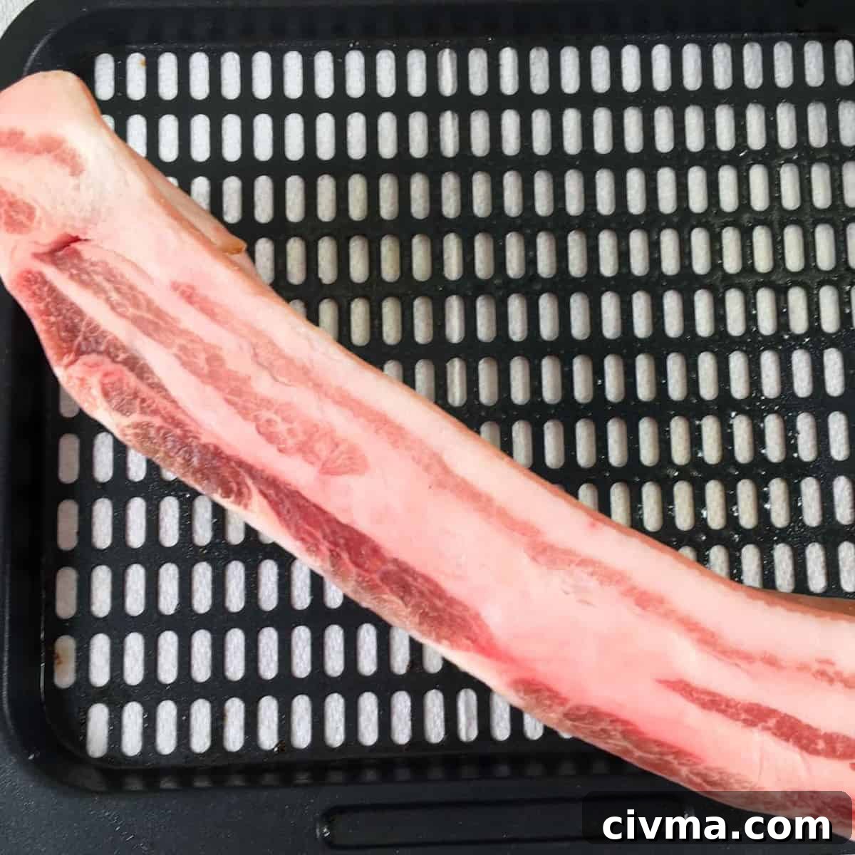 pork belly looks like bacon on side