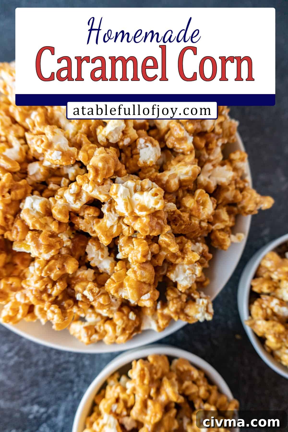 Homemade Caramel Popcorn Recipe 17 caramel popcorn pinterest pin