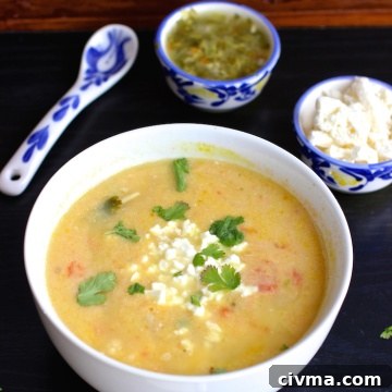 Locro Nariñense (Potato and Cheese Soup)