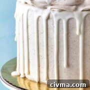 White Chocolate Ganache Drip for Cakes 4 Simple white chocolate drip