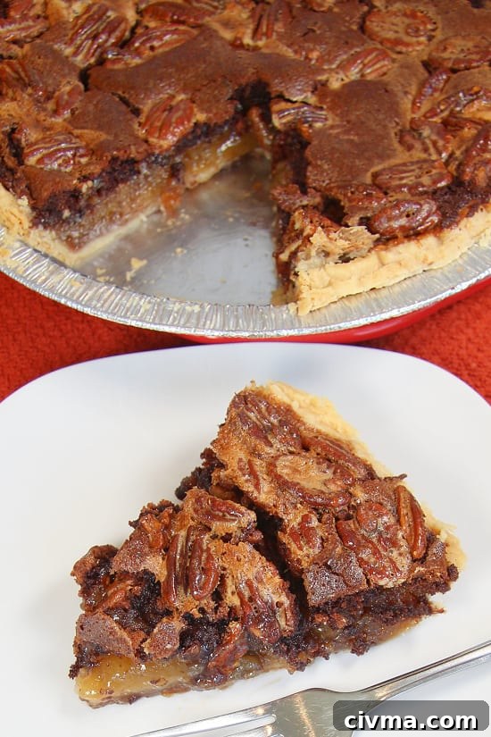 Black Bottom Pecan Pie recipe is easy to follow with step-by-step instructions. Black Bottom Pecan Pie