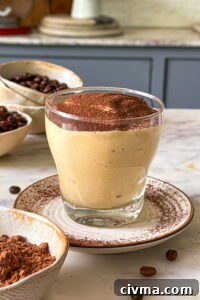 Viral 2-ingredient coffee mousse
