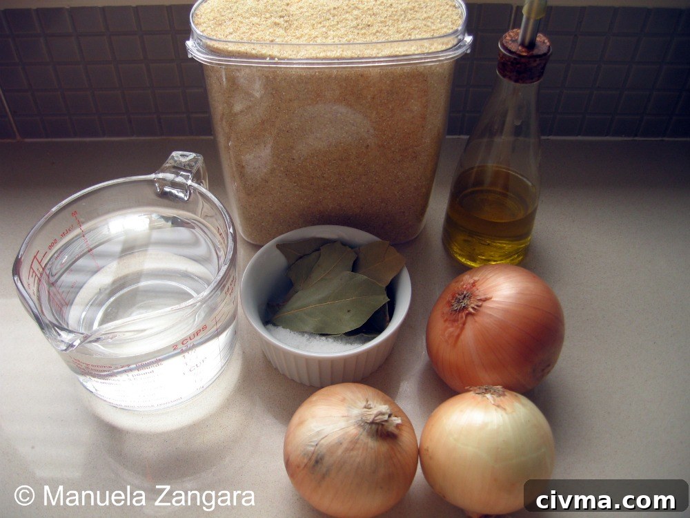IMG_1387 Semolina for Sicilian couscous
