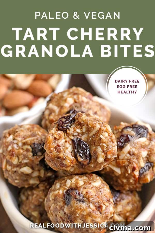 Tart Cherry Granola Bites recipe