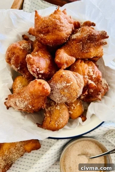 Sourdough banana fritters