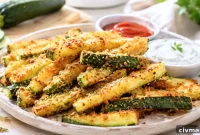 Baked Parmesan Zucchini Fries Kids Prefer Over Potatoes