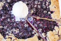 Rustic Blueberry Galette with Flaky Pie Crust