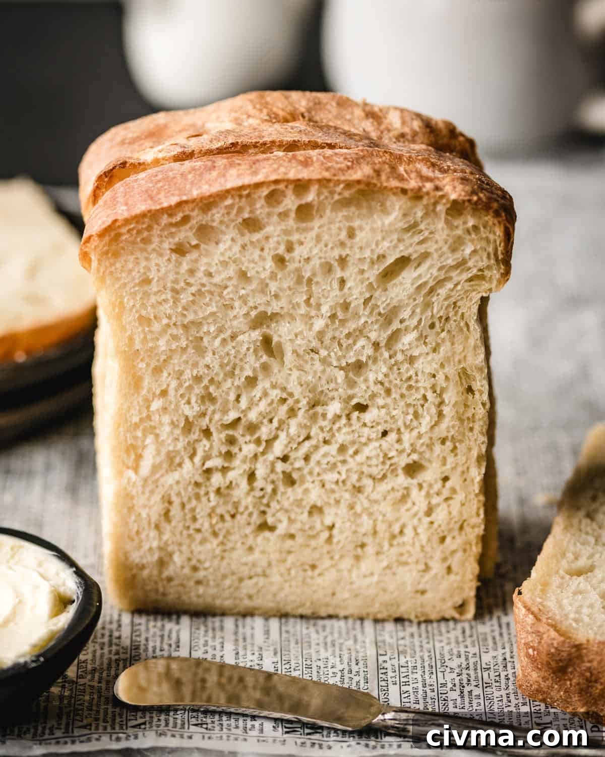 Homemade English Muffin-Style Sandwich Bread Recipe 8 Top this homemade sandwich bread with your favorite toppings and enjoy.