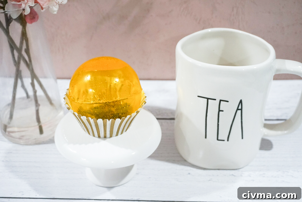 How to Make Tea Bombs: DIY Tea Globe Recipe 3 Molds and finished tea bombs