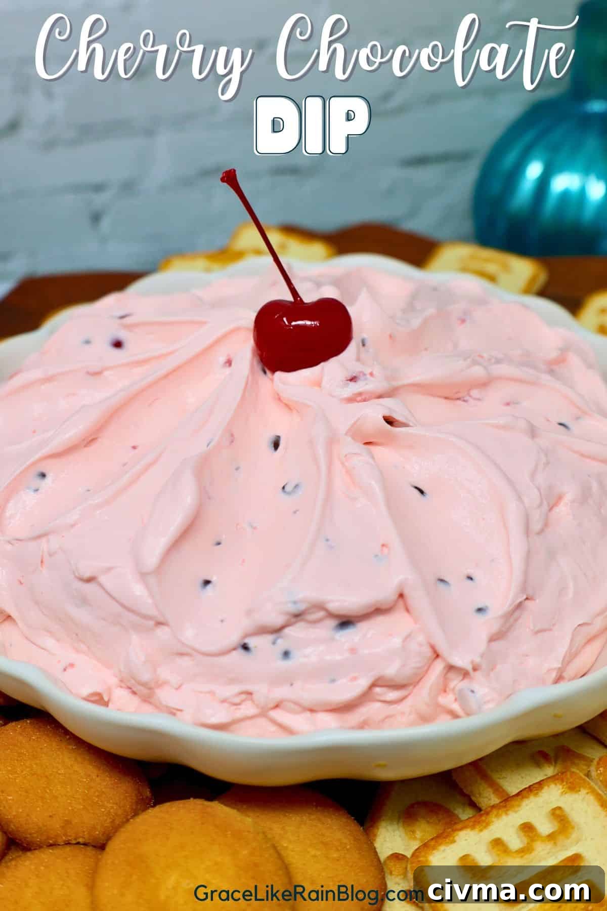 cherry chocolate dip image