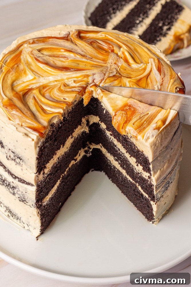 Salted Caramel Chocolate Cake